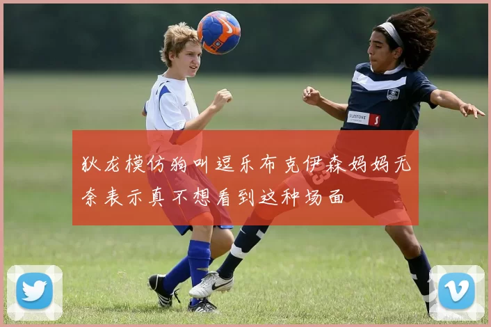 狄龙模仿狗叫逗乐布克伊森妈妈无奈表示真不想看到这种场面